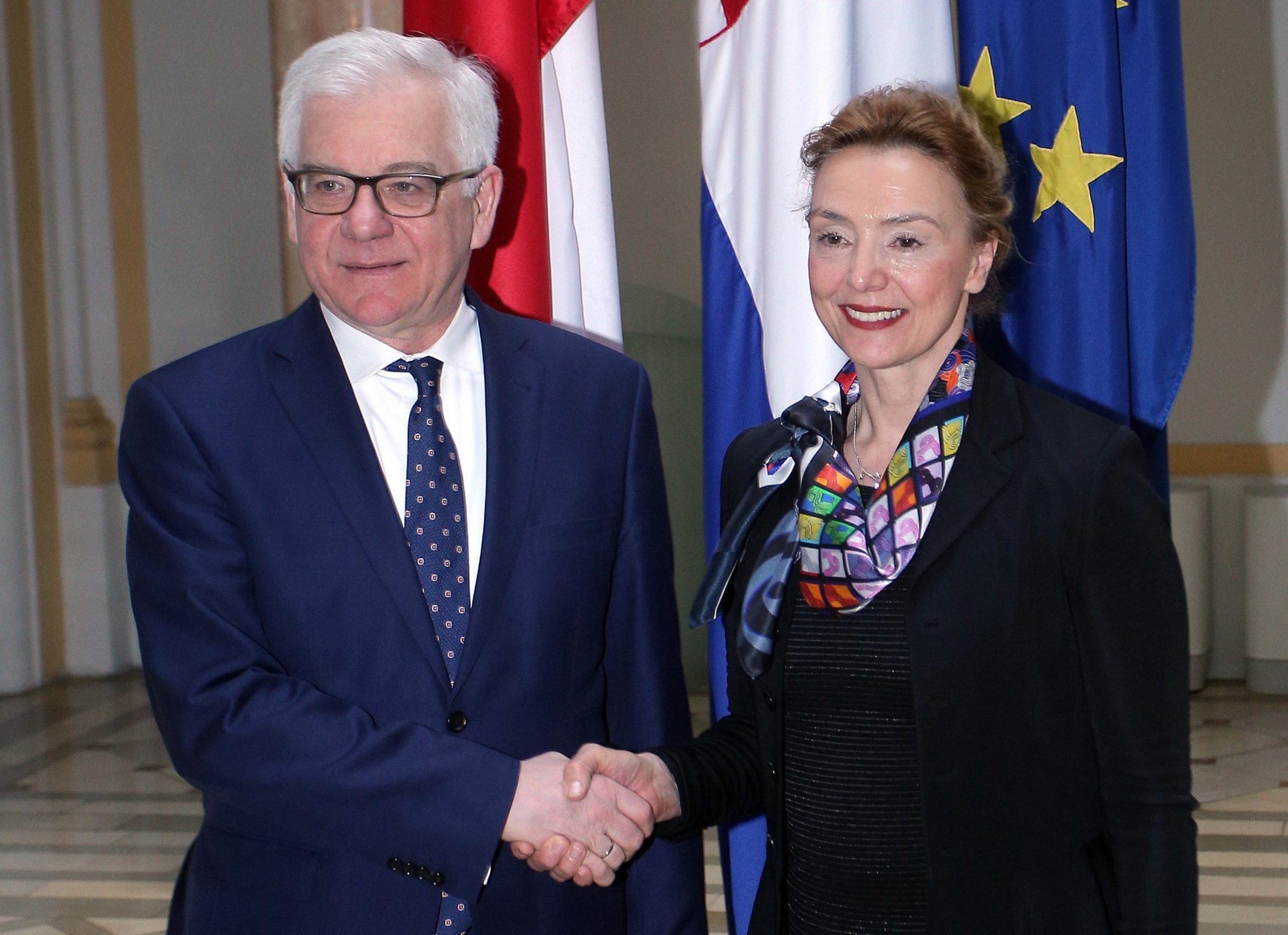 Ministrica Marija Pejčinović Burić i poljski ministar Jacek Czaputowicz