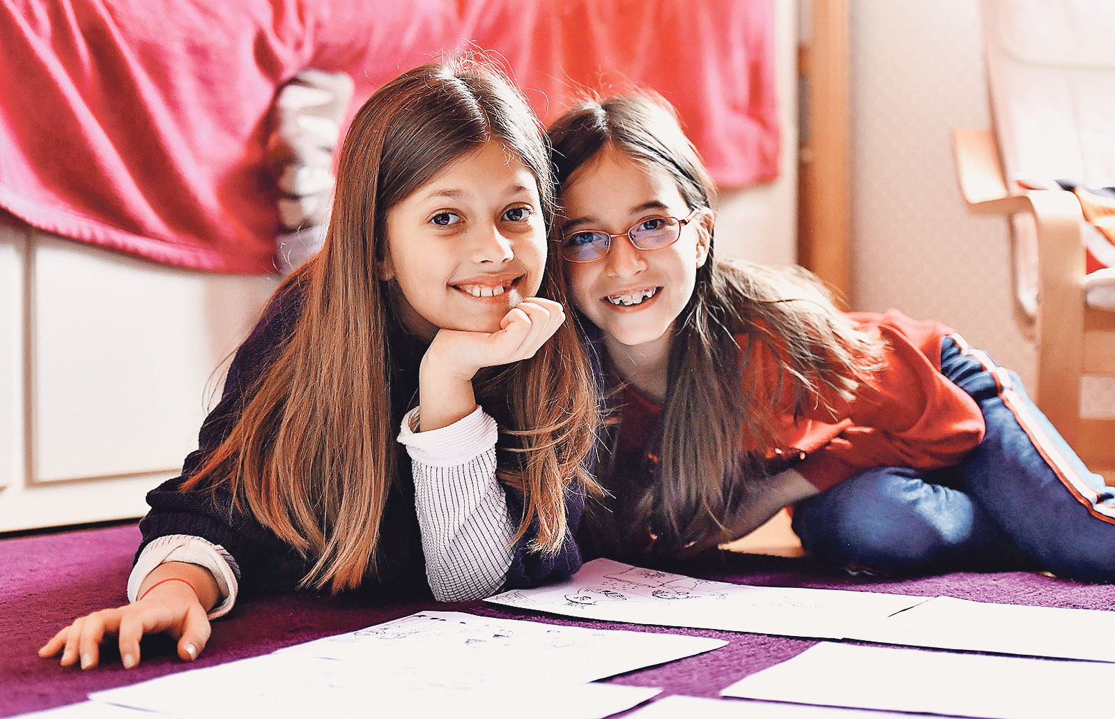 Autorica knjige Matilda Crnčević i Lucia Sabljić najbolje su prijateljice, a Lucia, koja po autoričinim riječima najbolje crta u razredu, napravila je za Matildinu knjigu i ilustracije