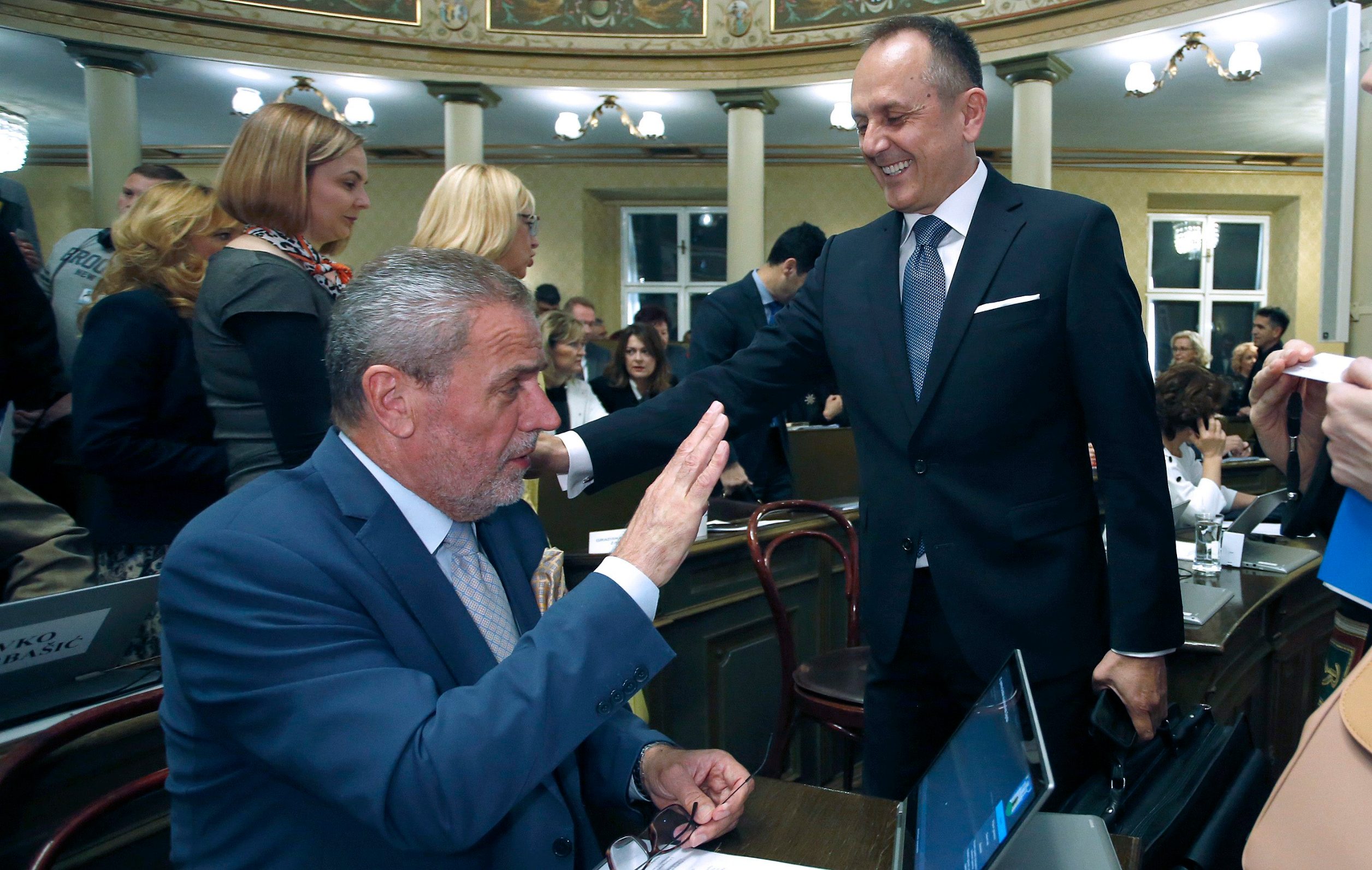 Milan Bandić i Drago Prgomet