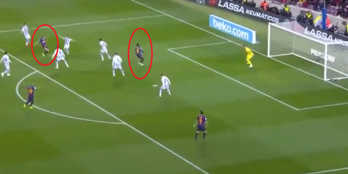 barcelona real sociedad jordi alba dembele zaleđe gol