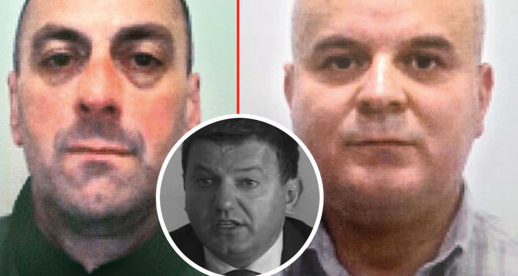 Emilijo Baldo (lijevo), Benedi Đukanović (desno) i Slaviša Krunić (u sredini)