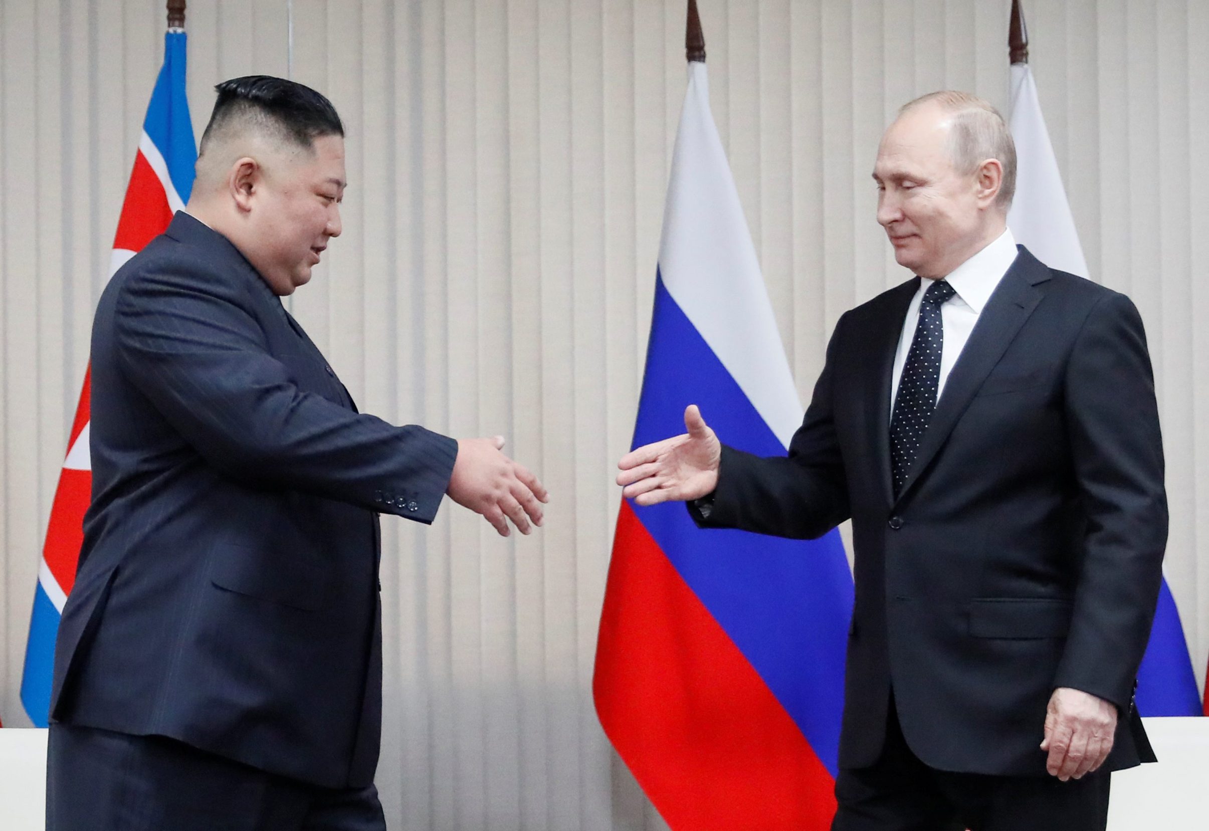 Kim Jong-Un i Vladimir Putin