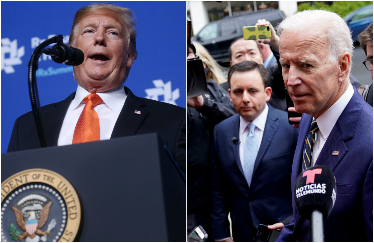 Donald Trump (lijevo) i Joe Biden (desno)