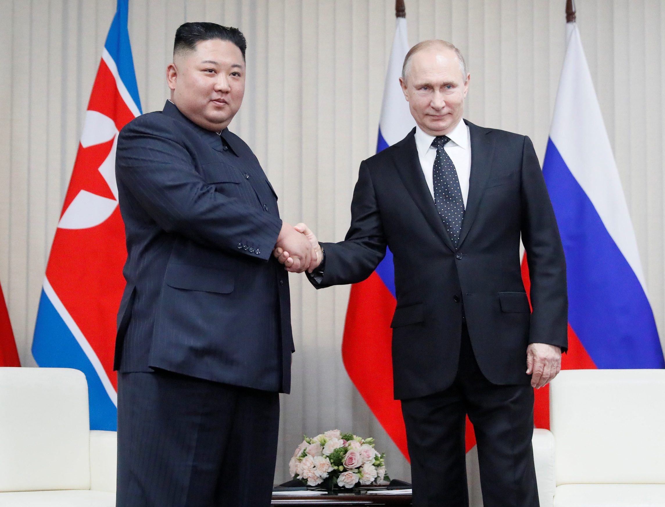 Kim Jong-un i Vladimir Putin
