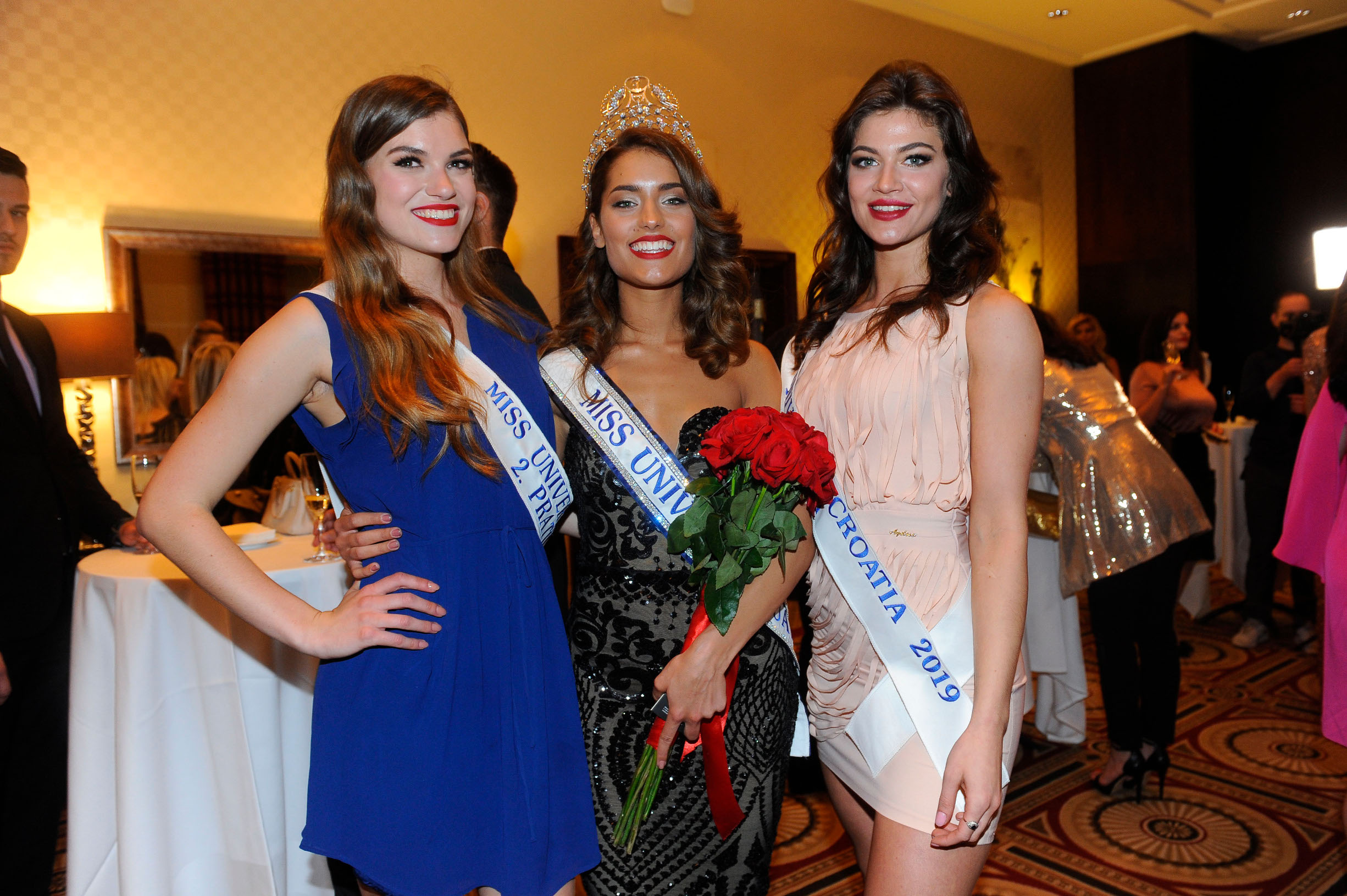 Druga pratilja Maja Čatlak, Miss Universe Mia Rkman, Prva pratilja Tea Slavica