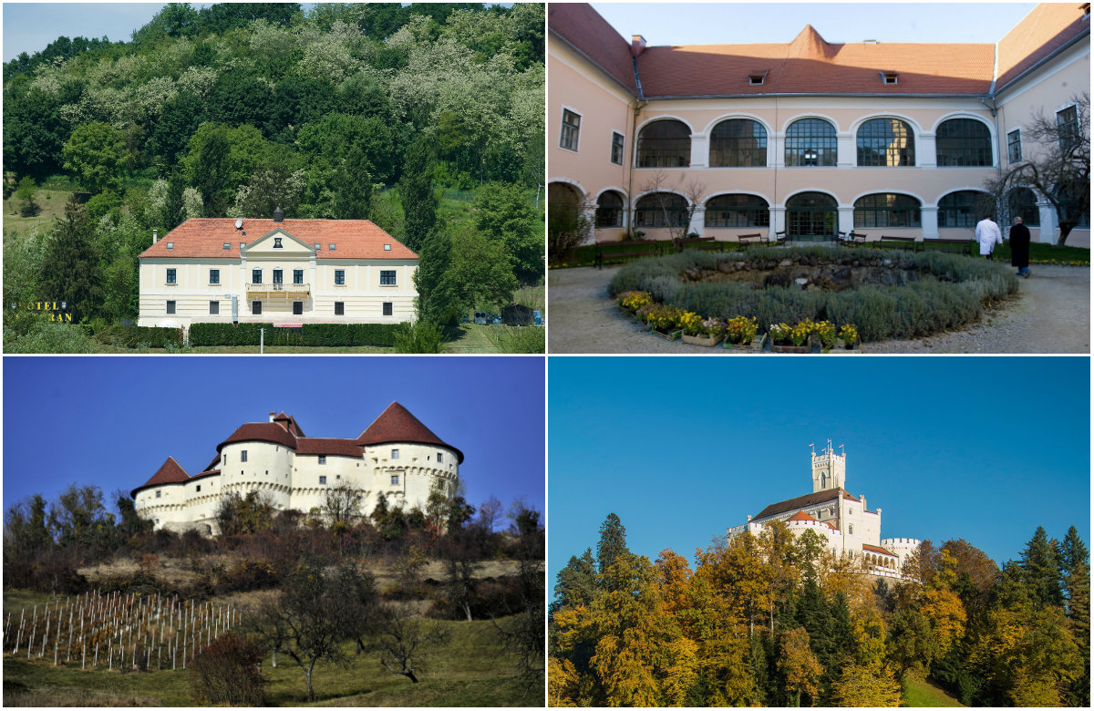 Dvorac Gjalski, dvorac Oršić, dvorac Gjalski, dvorac Trakošćan