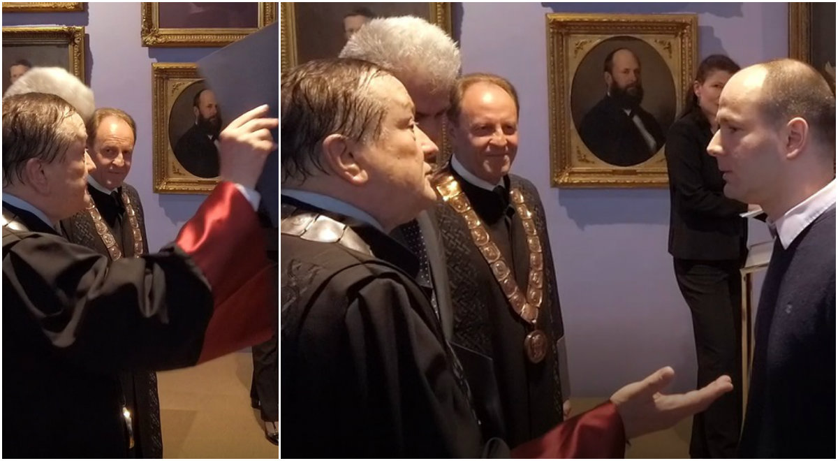 Incident na promociji sveučilišnih specijalista, Damir Boras