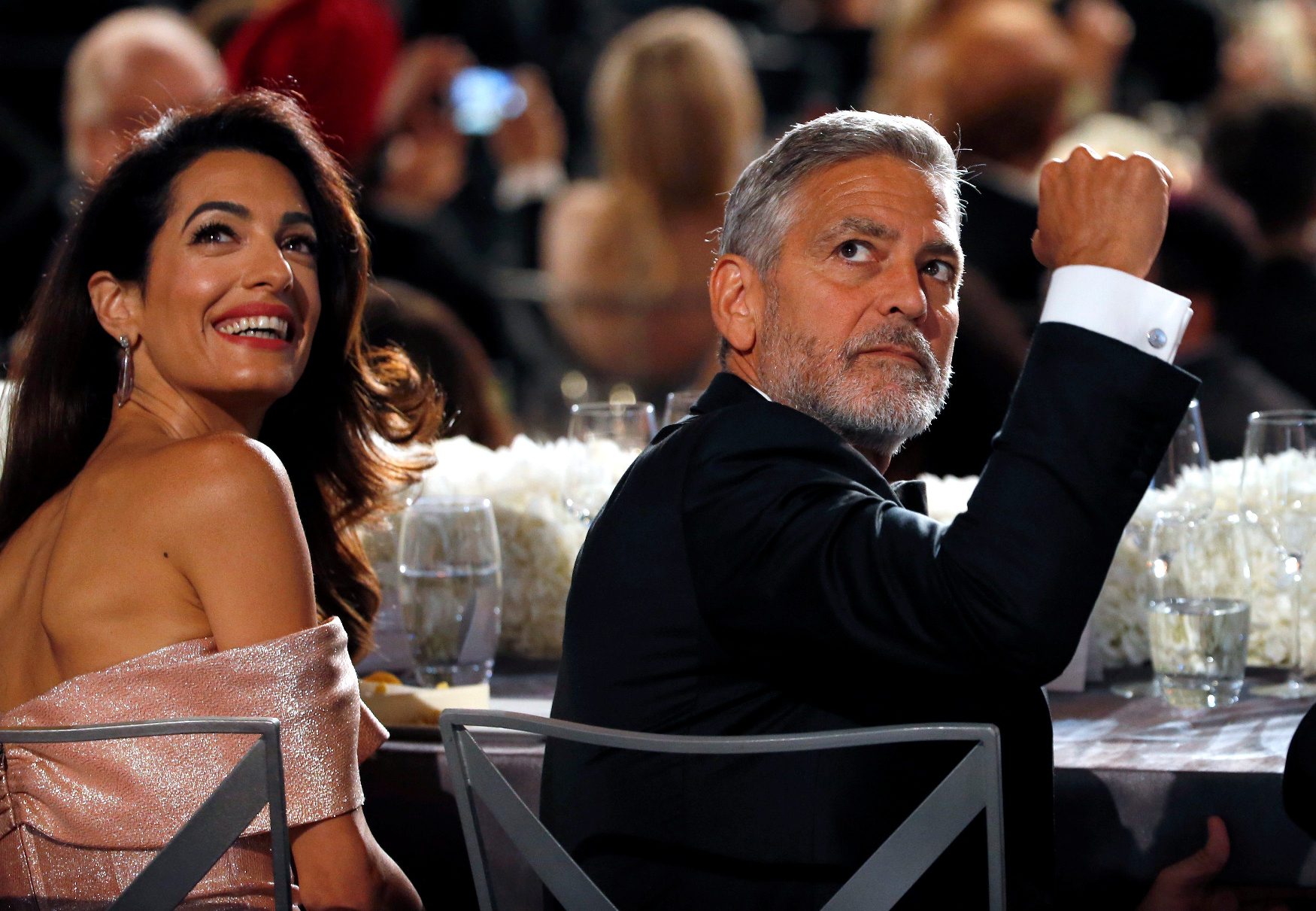 Amal i George u publici