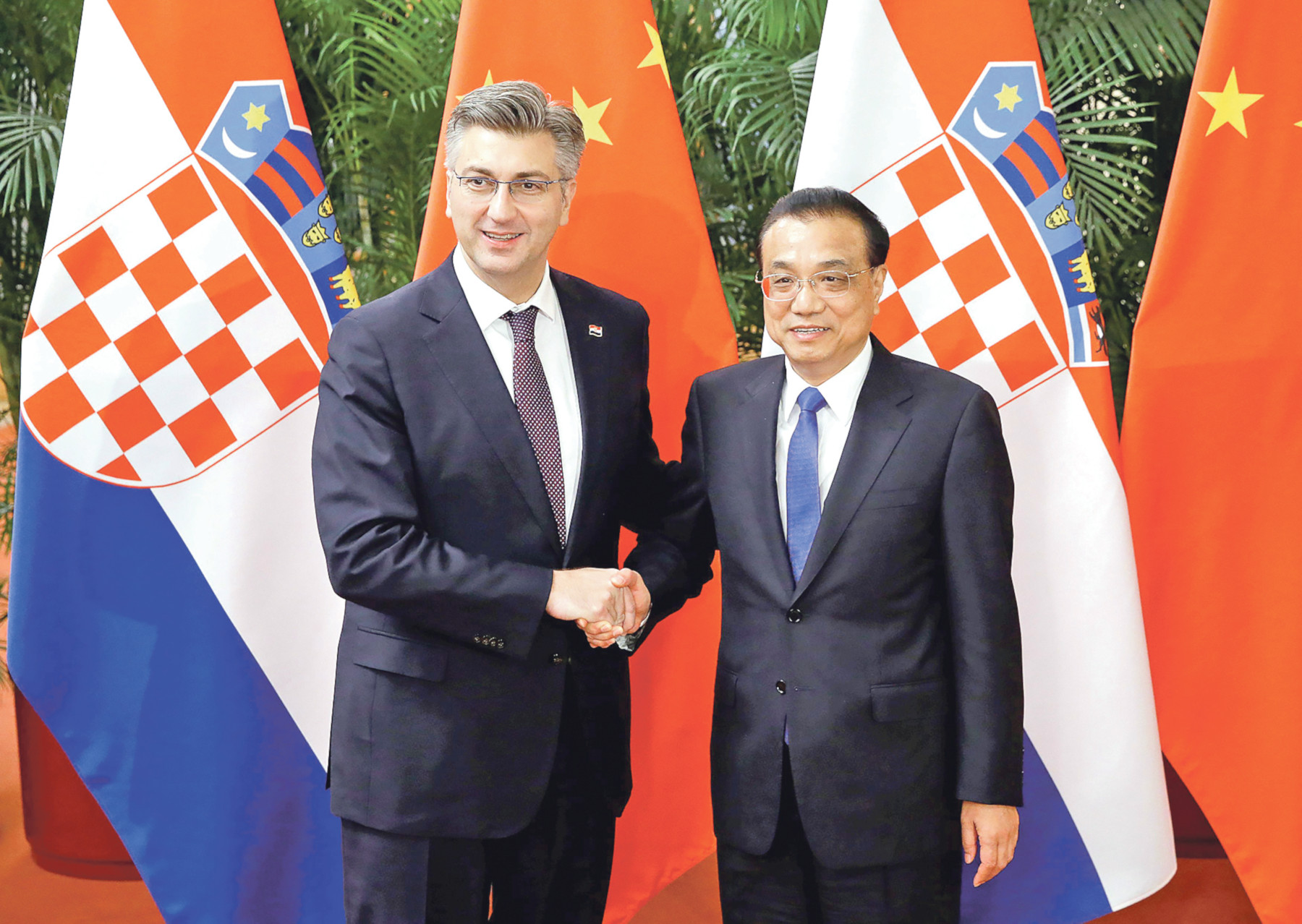Andrej Plenković i Li Keqiang