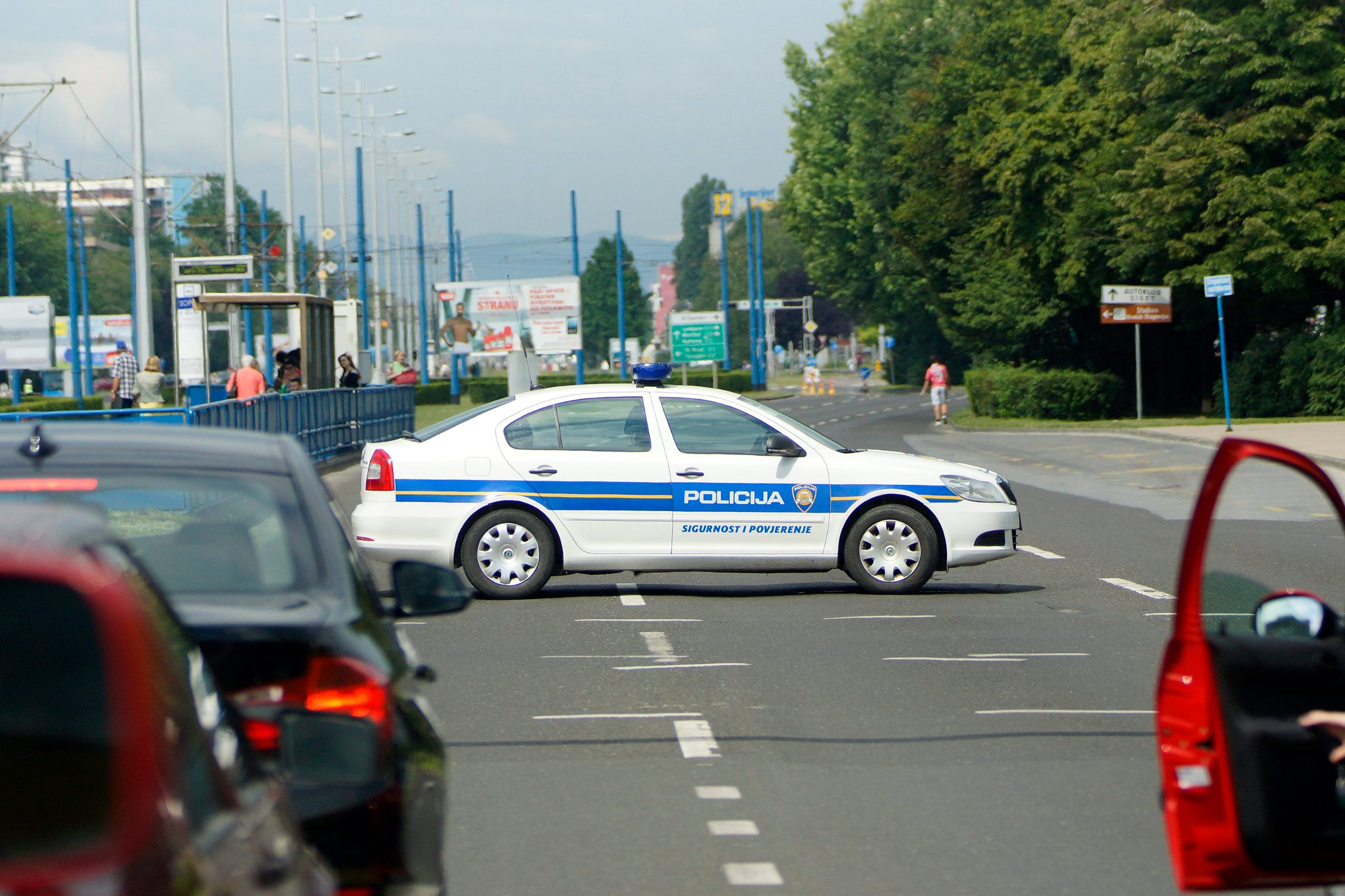 Blokada prometa / Ilustracija