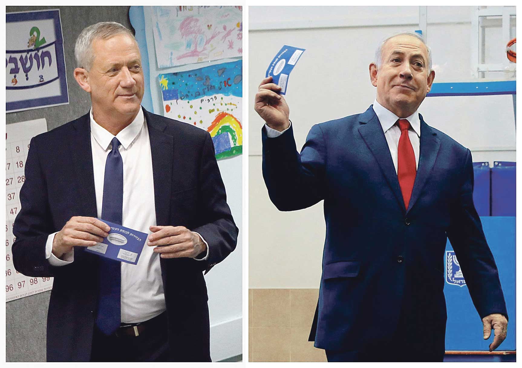 Benny Gantz i Benjamin Netanyahu