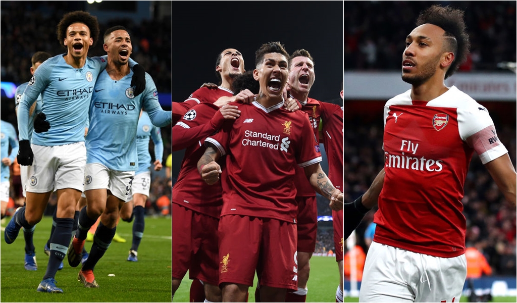 City, Liverpool, Arsenal
