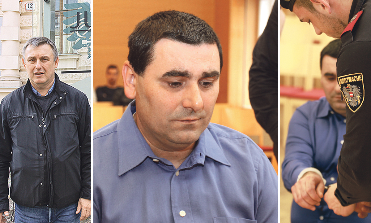 Dragan Katana, novinar Jutarnjeg Dušan Miljuš (lijevo)