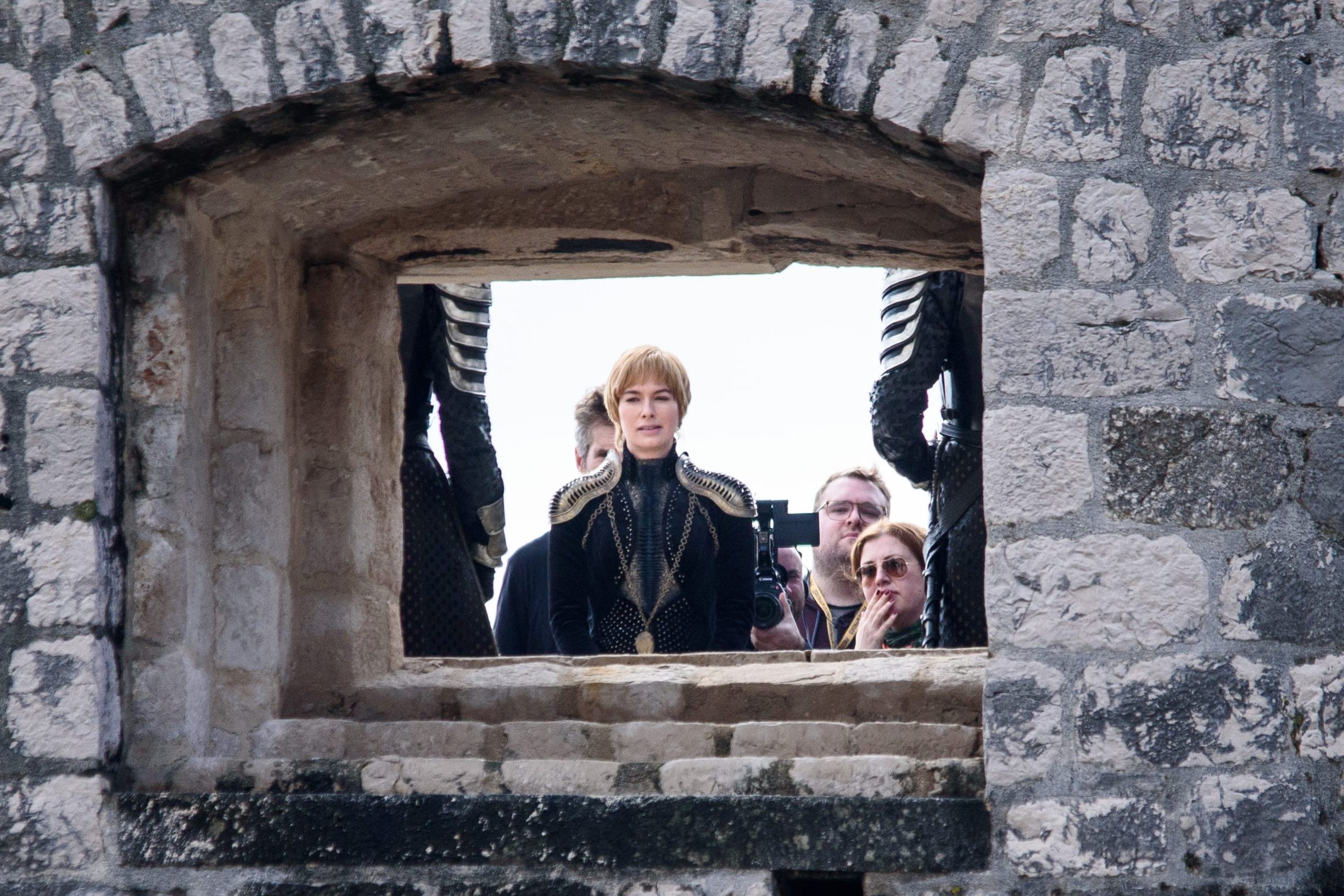 Lena Headey tijekom snimanja serije Game of Thrones u Dubrovniku