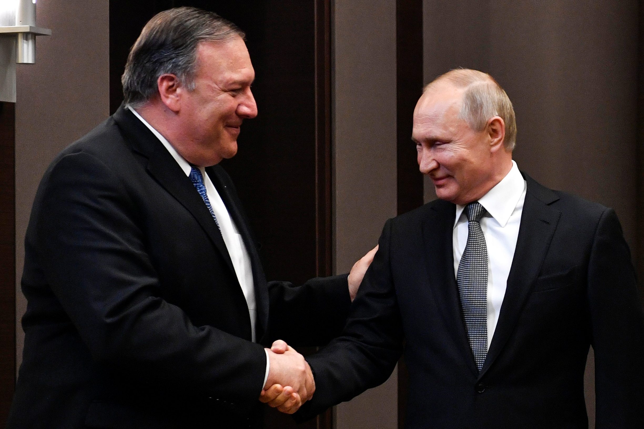 Mike Pompeo i Vladimir Putin