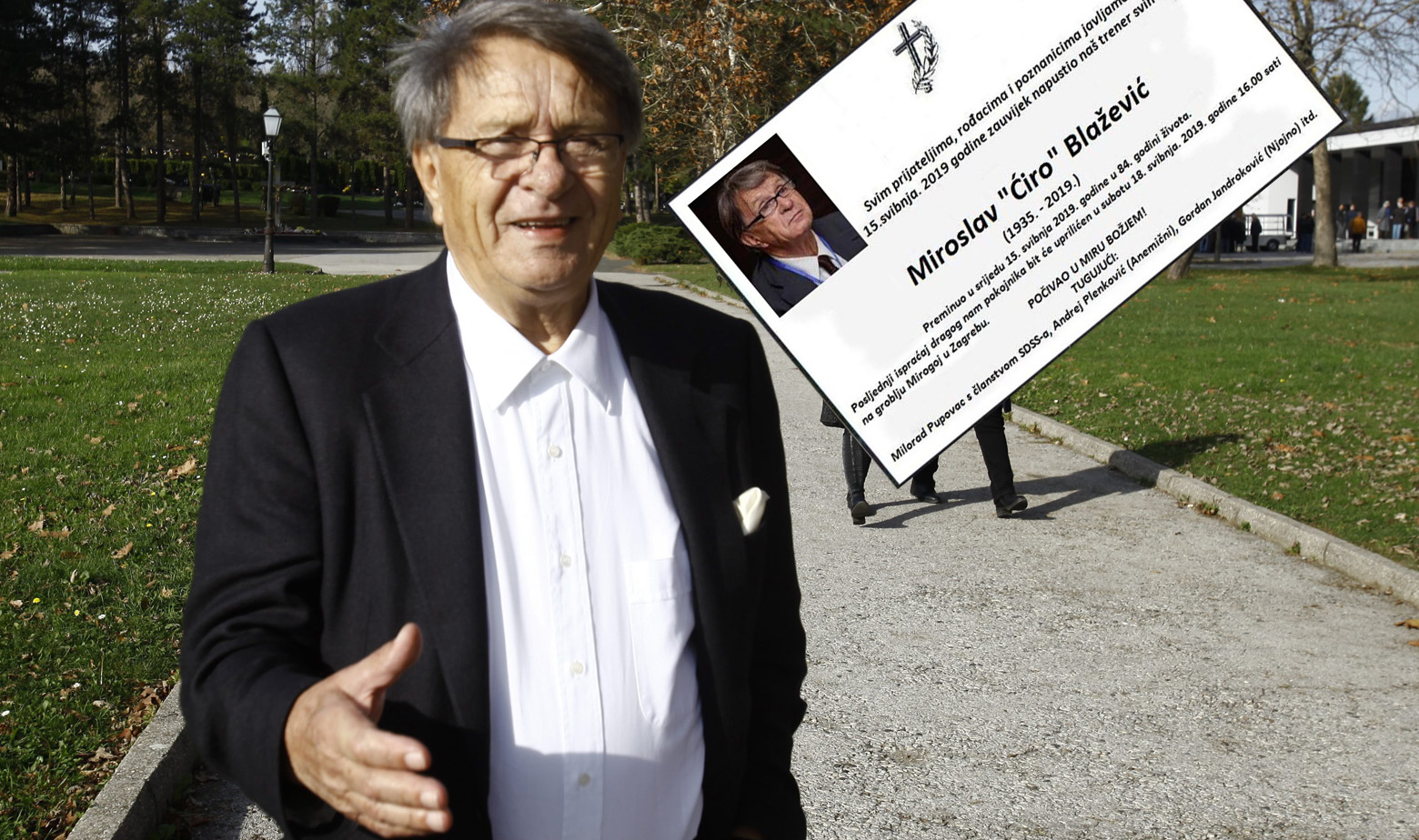 Ćiro Blažević i lažna osmrtnica