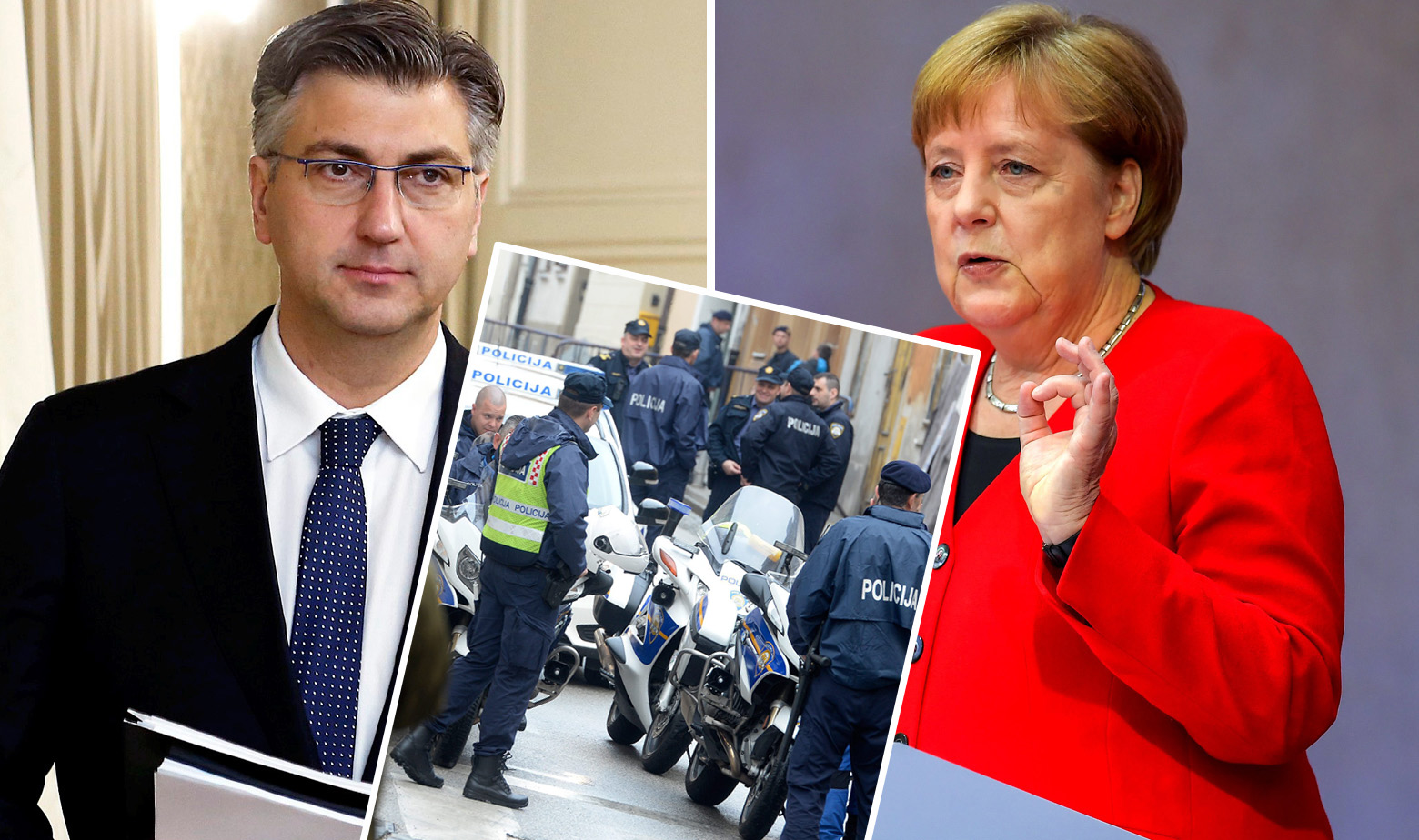 Andrej Plenković i Angela Merkel