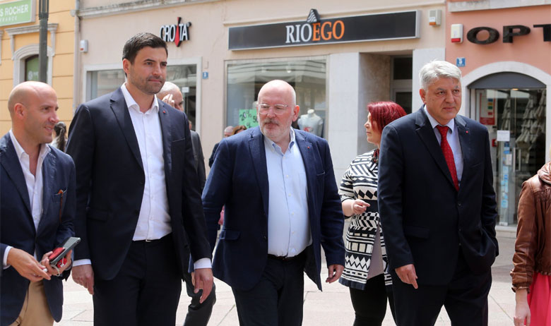 Davor Bernardić, Frans Timmermans i Zlatko Komadina