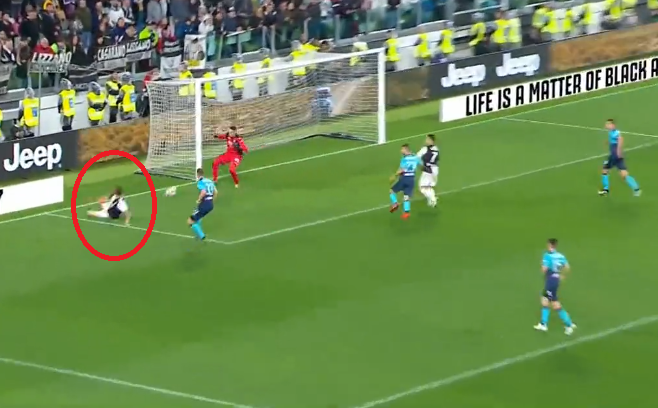 Mario Mandžukić juventus atalanta gol foto screenshot