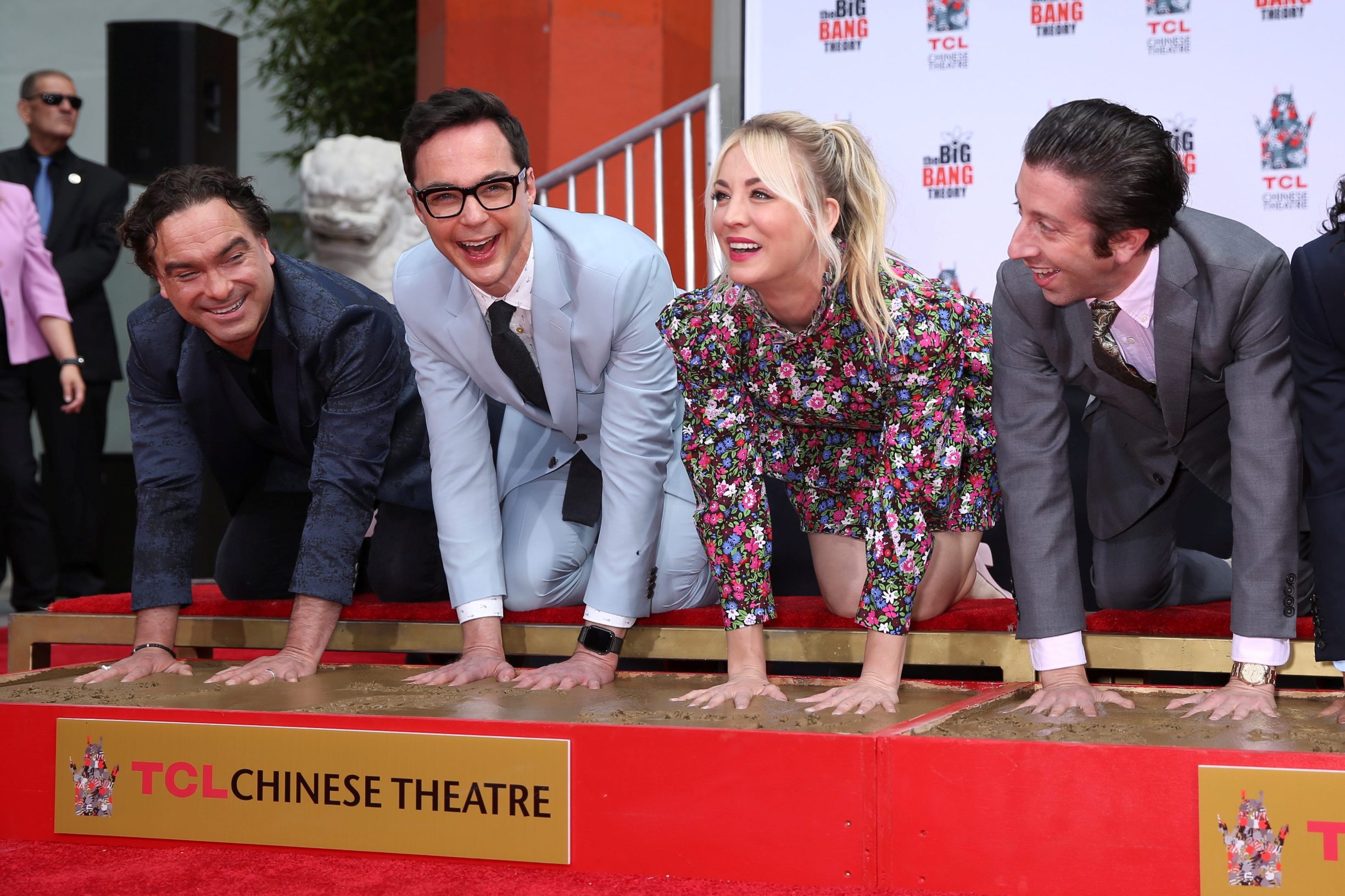 Johnny Galecki, Jim Parsons, Kaley Cuoco i Simon Helberg