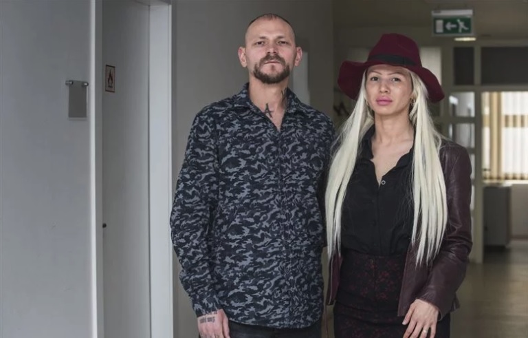 Nikola Džamonja sa suprugom Anelom