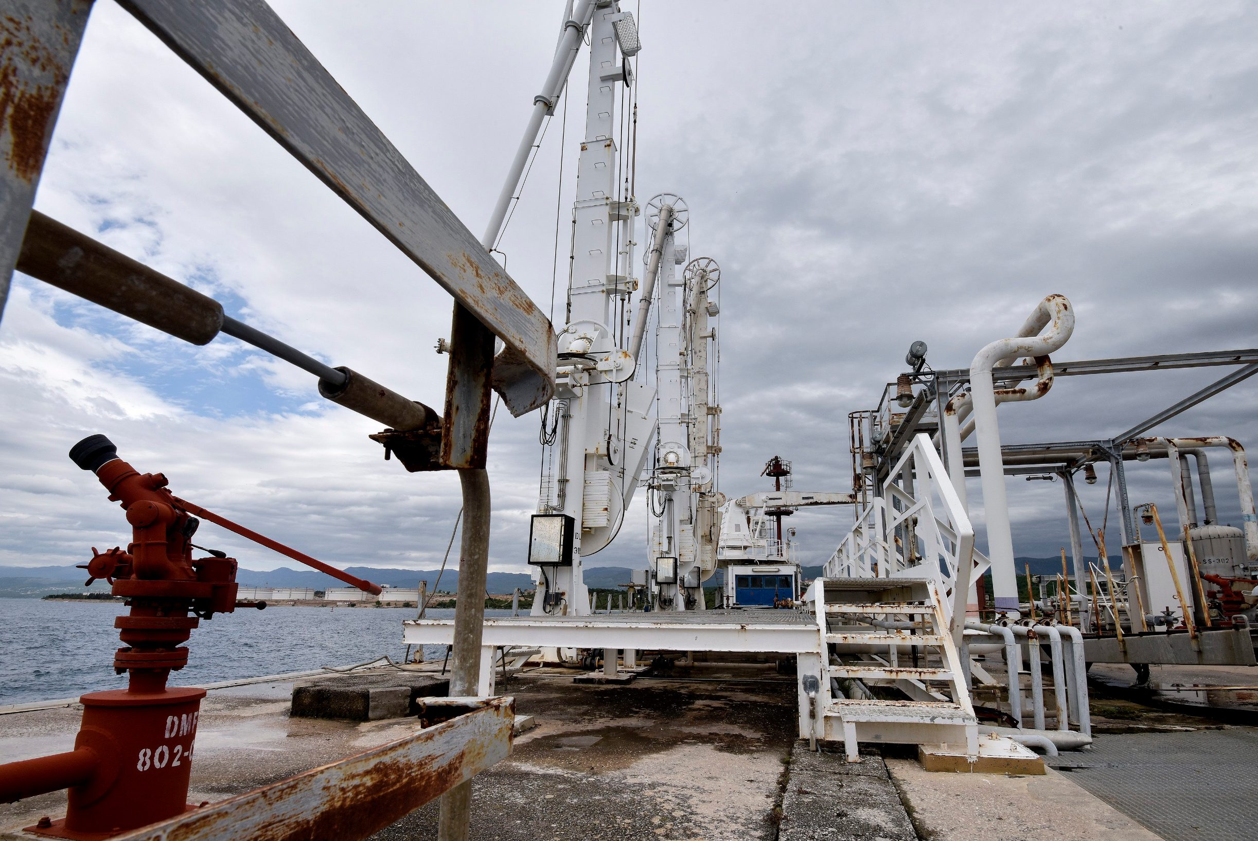 Dio postrojenja na Krku koje će se koristiti za LNG terminal za ukapljeni plin