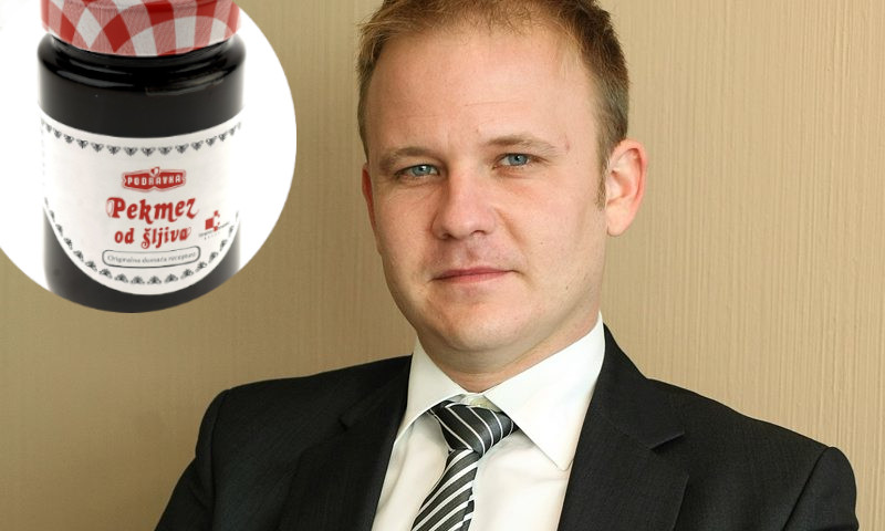 Mišel Jakšić, gradonačelnik Koprivnice i Podravkin pekmez u krugu