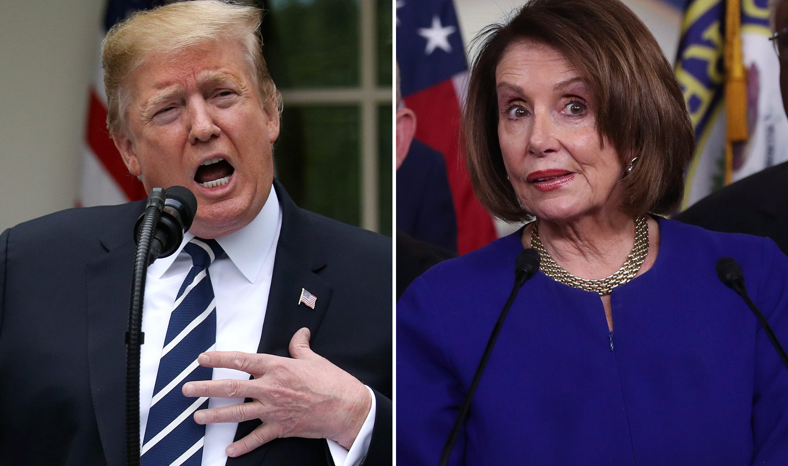 Donald Trump i Nancy Pelosi