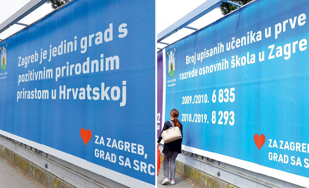 Ulica Tina Ujevića 16.5. (lijevo) i 23.5. (desno)