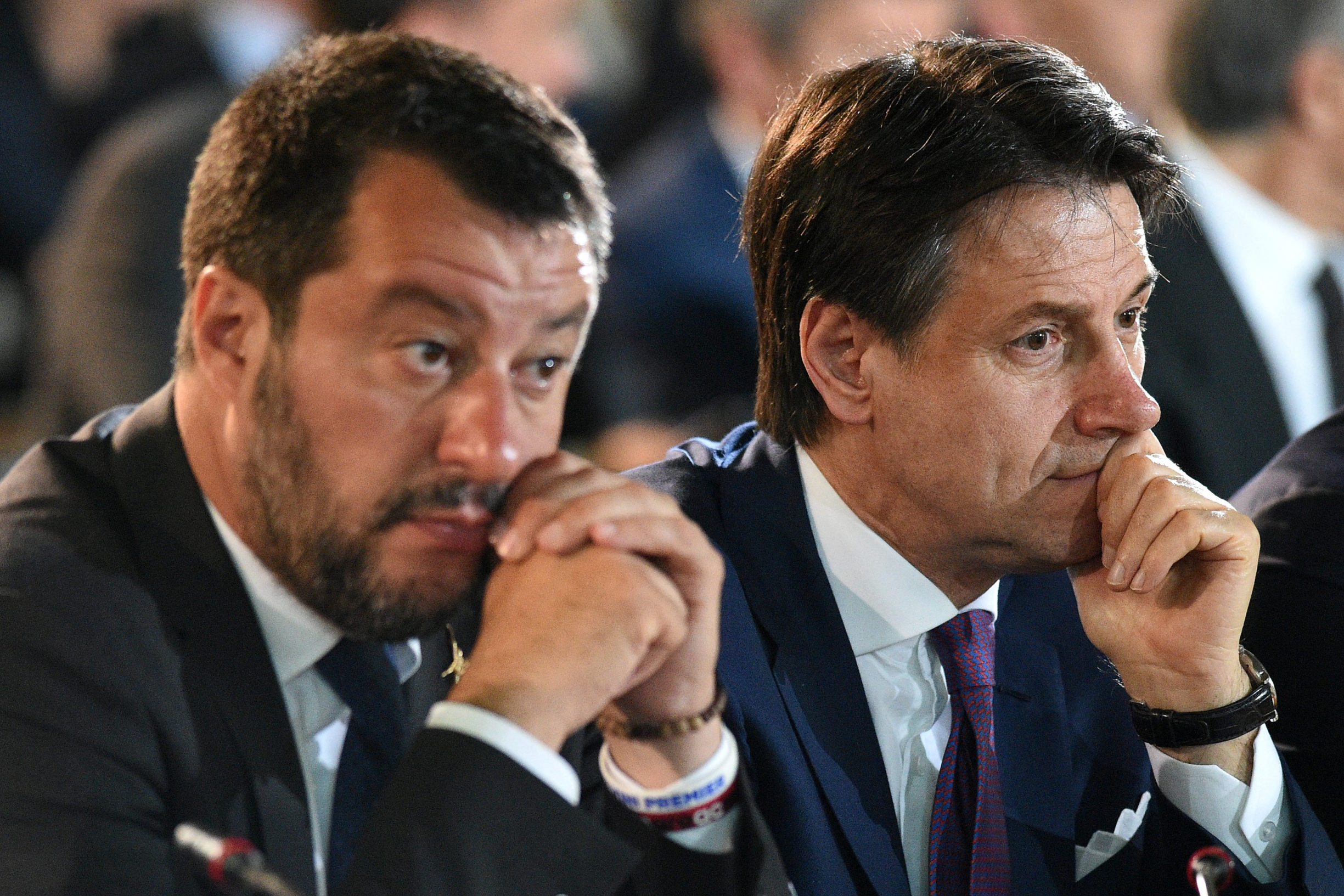 Ministar unutarnjih poslova Matteo Salvini i talijanski premijer Giuseppe Conte