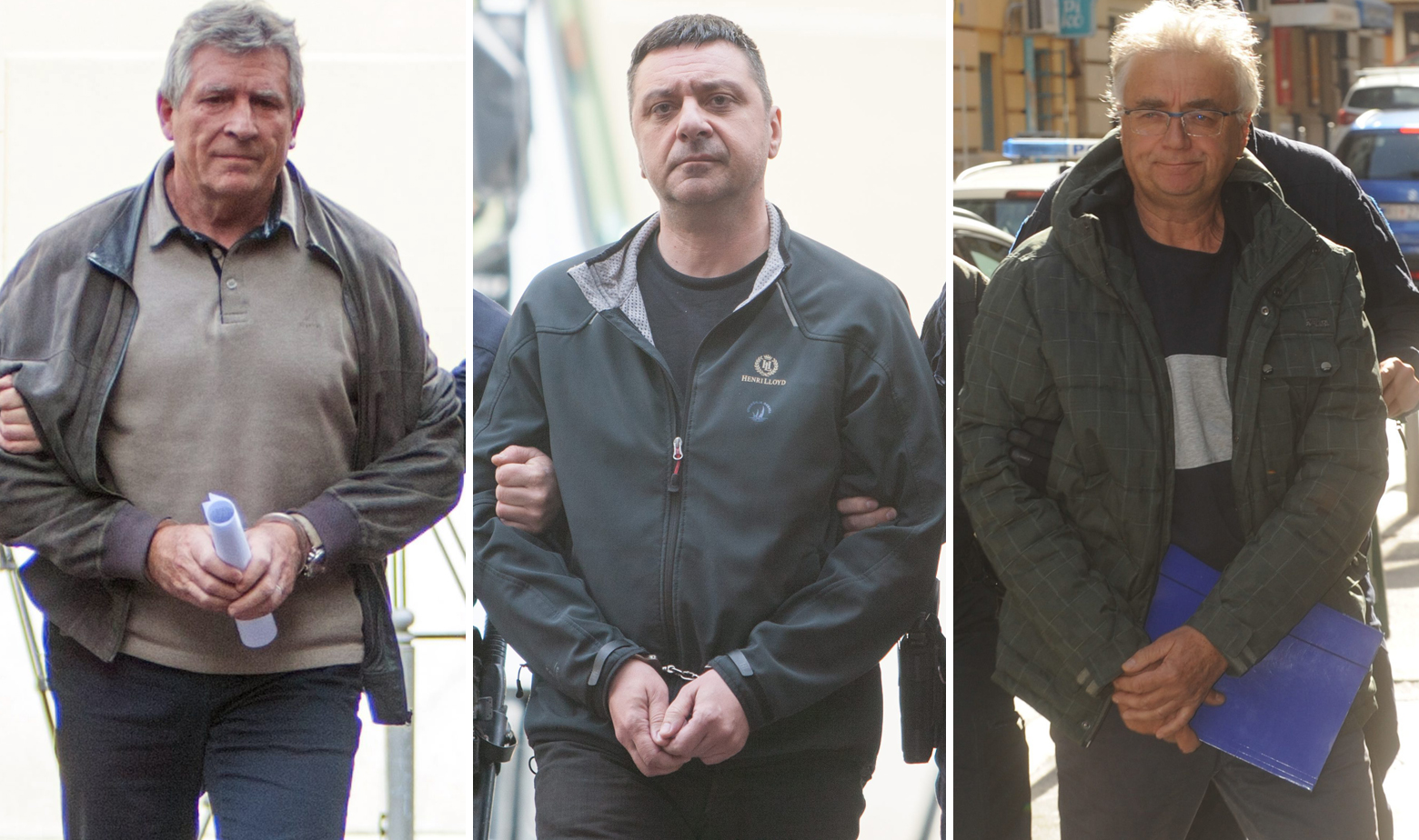 Marinko Brgić, Gianni Rossanda i Veljko Grbac