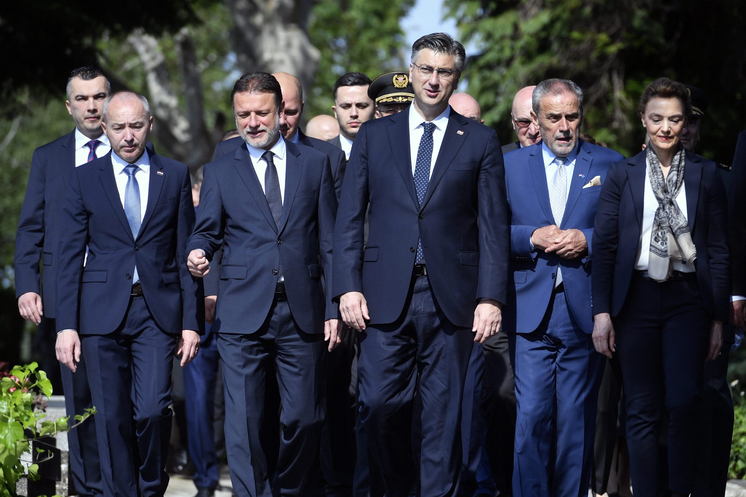 Damir Krstičević, Gordan Jandroković, Andrej Plenković, Milan Bandić i Marija Pejčinović Burić