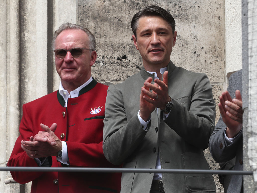 Karl Heinz Rummenigge (lijevo) prvo je nazvao u Pariz nakon što je smijenio Niku Kovača