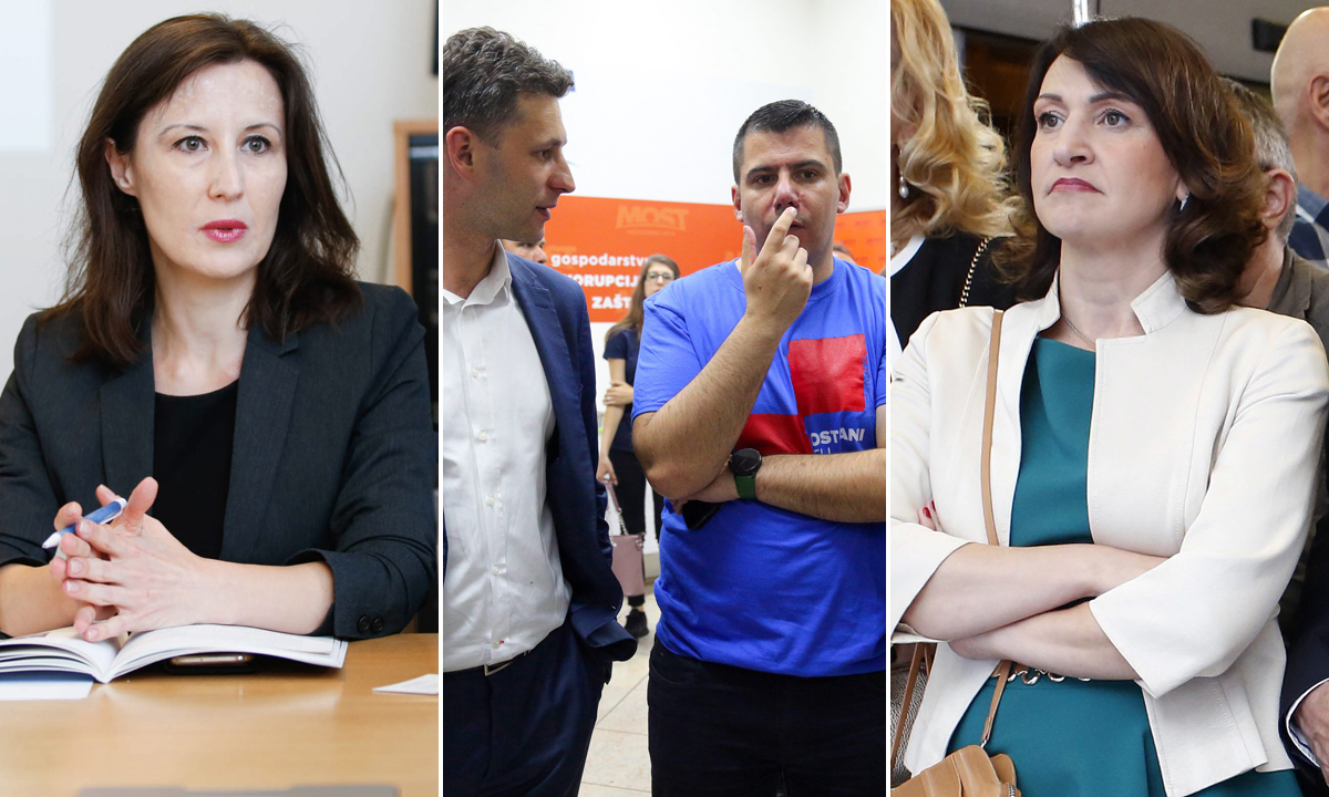 Dalija Orešković; Božo Petrov i Nikola Grmoja; Jelena Pavičić Vukičević