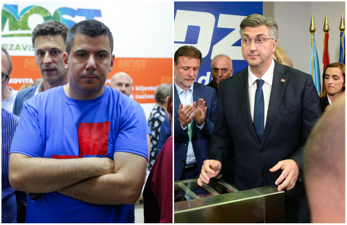 Nikola Grmoja i Andrej Plenković