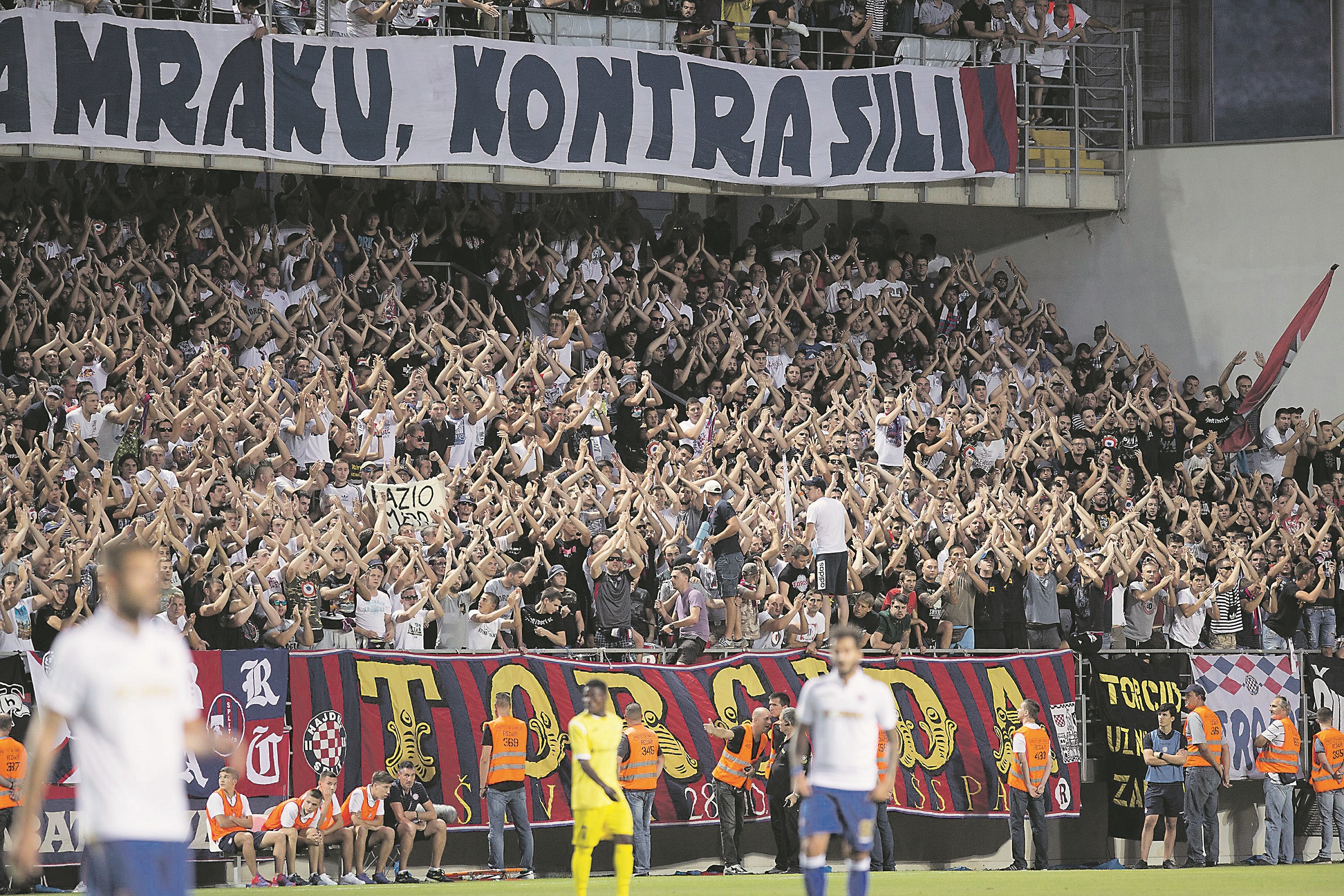 Vruća atmosfera u Dugopolju 2017. protiv Levskog