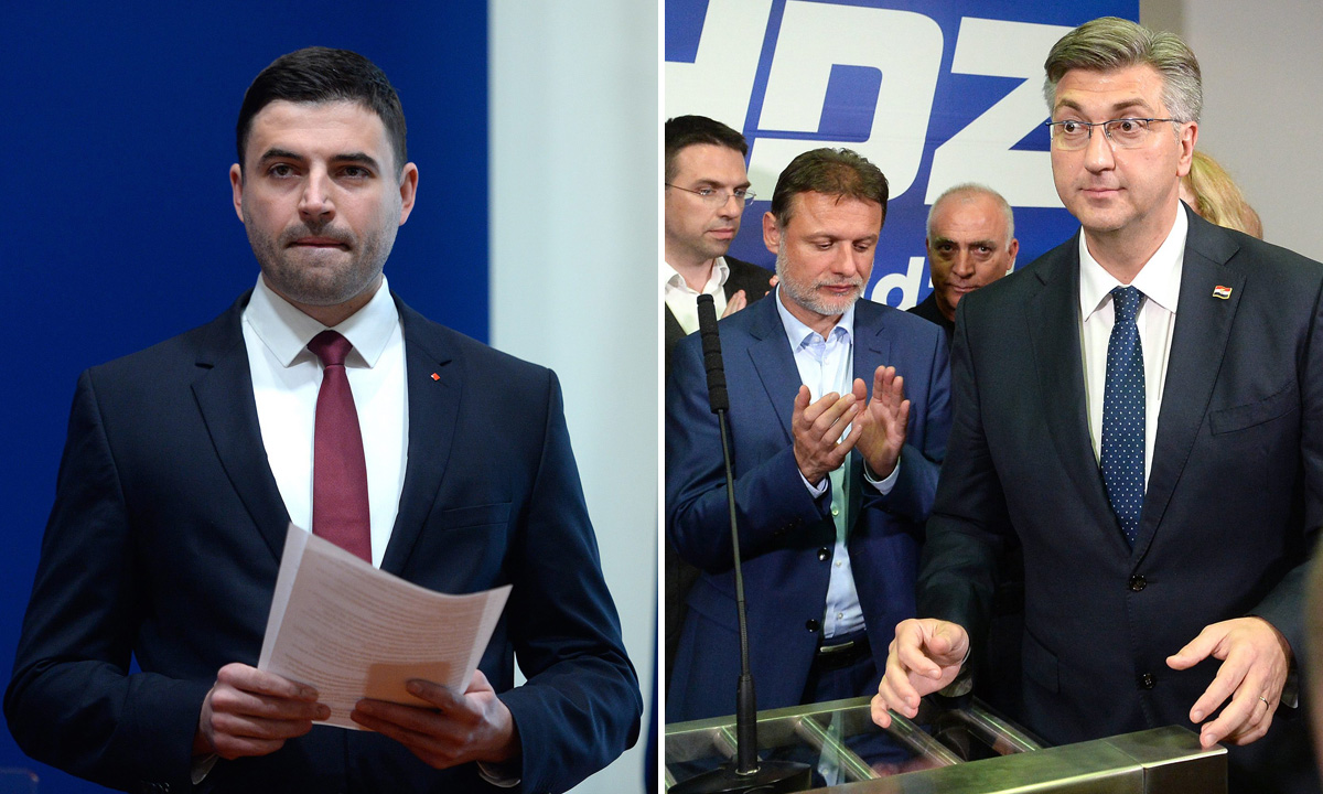 Davor Bernardić i Andrej Plenković