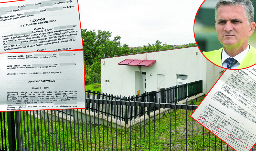 Kuća sina Gorana Marića i ugovori o kupoprodaji i darovanju 