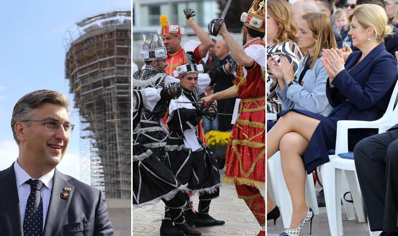 Andrej Plenković (L), Kolinda Grabar-Kitarović (D)