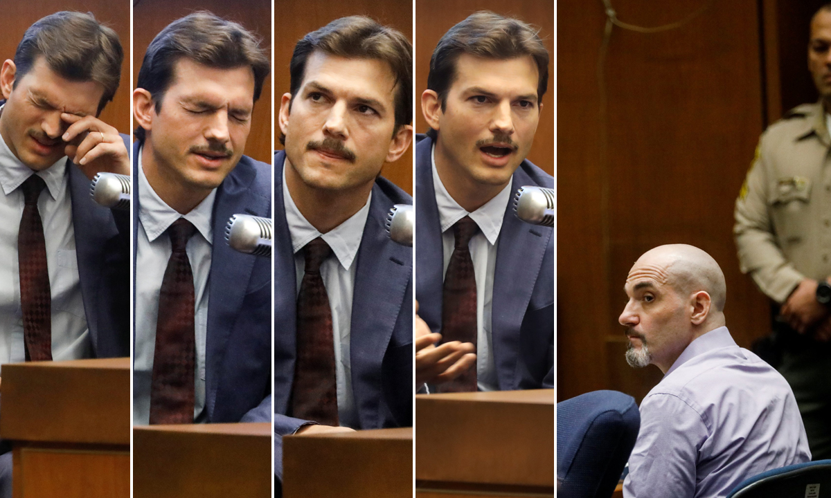 Ashton Kutcher; desno: Michael Gargiulo