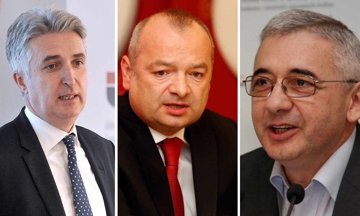 Damir Grbavac (desno), Dubravko Štimac (sredina), Petar Vlaić (lijevo)