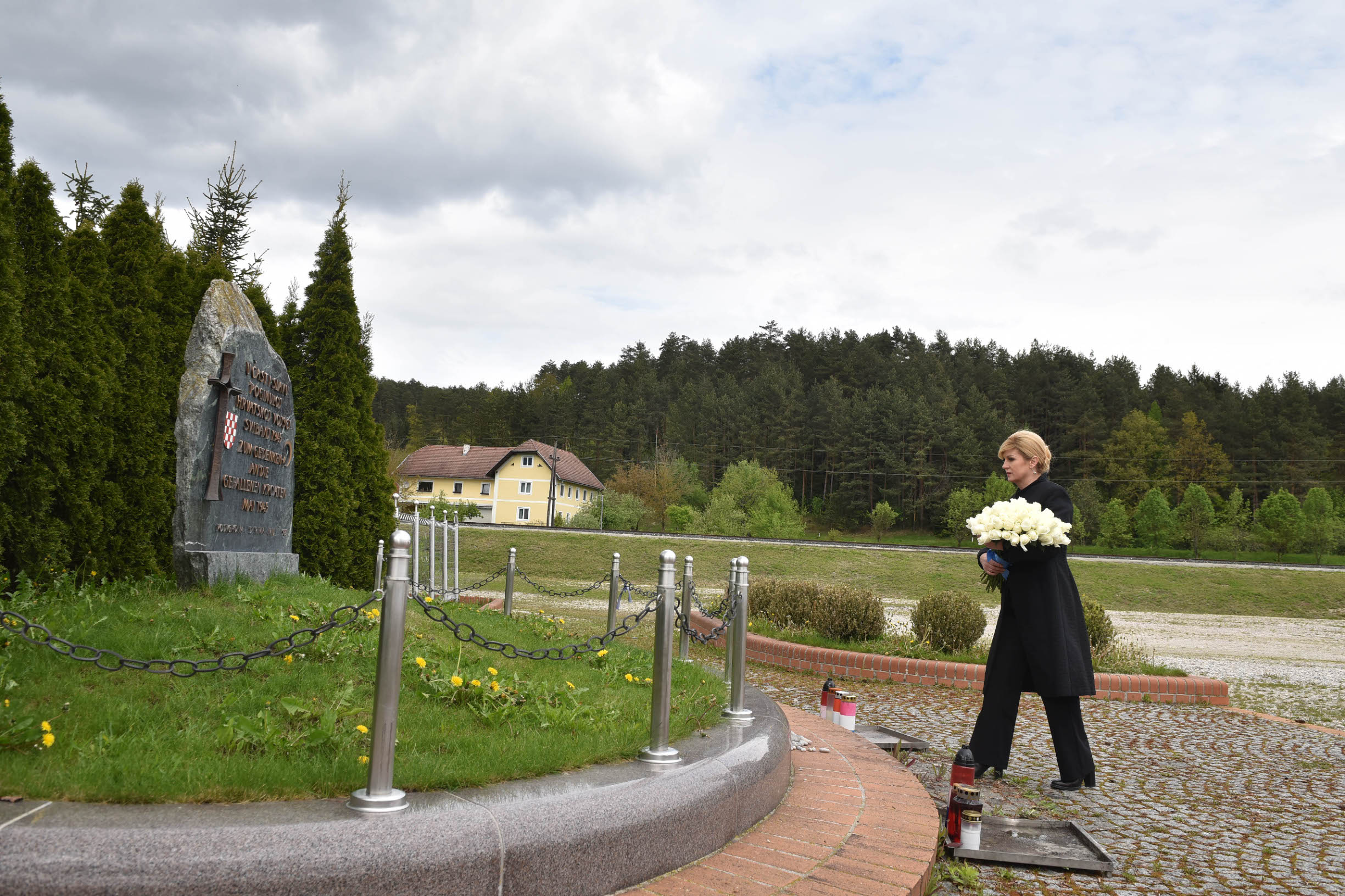 Kolinda Grabar Kitarović u Bleiburgu