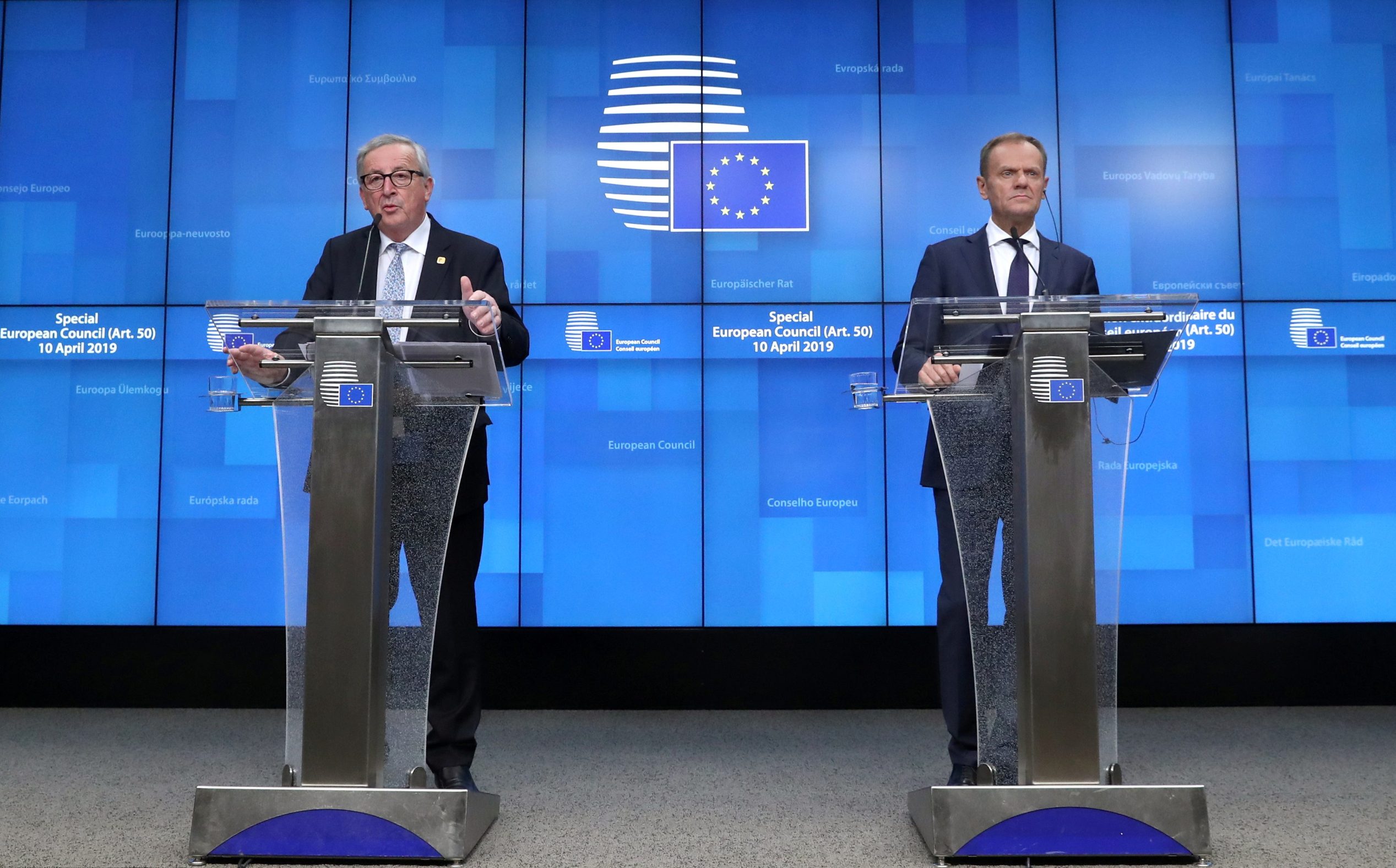 Jean-Claude Juncker i Donald Tusk