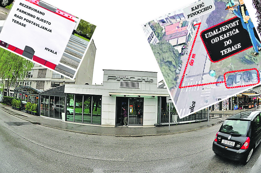 Pinocchio terasa parkiranje