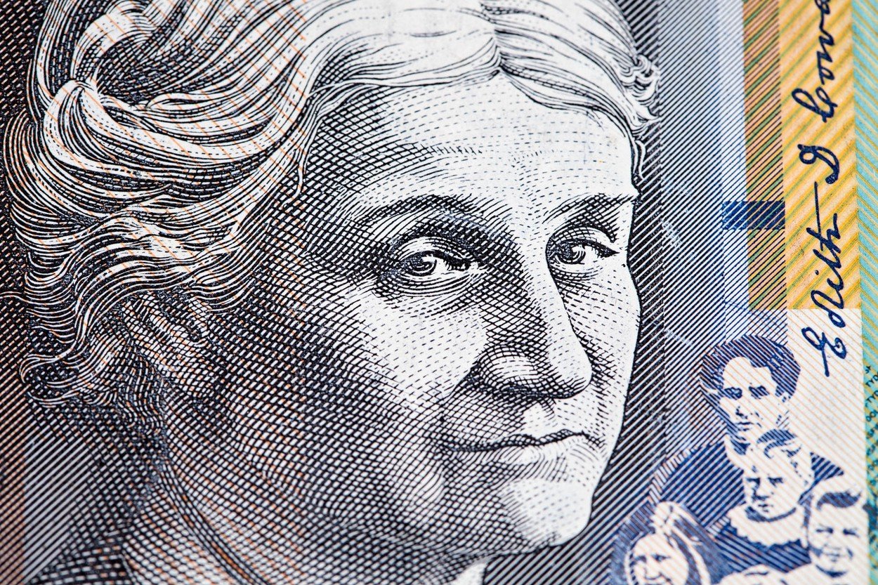 Novčanica od 50 australskih dolara (detalj)