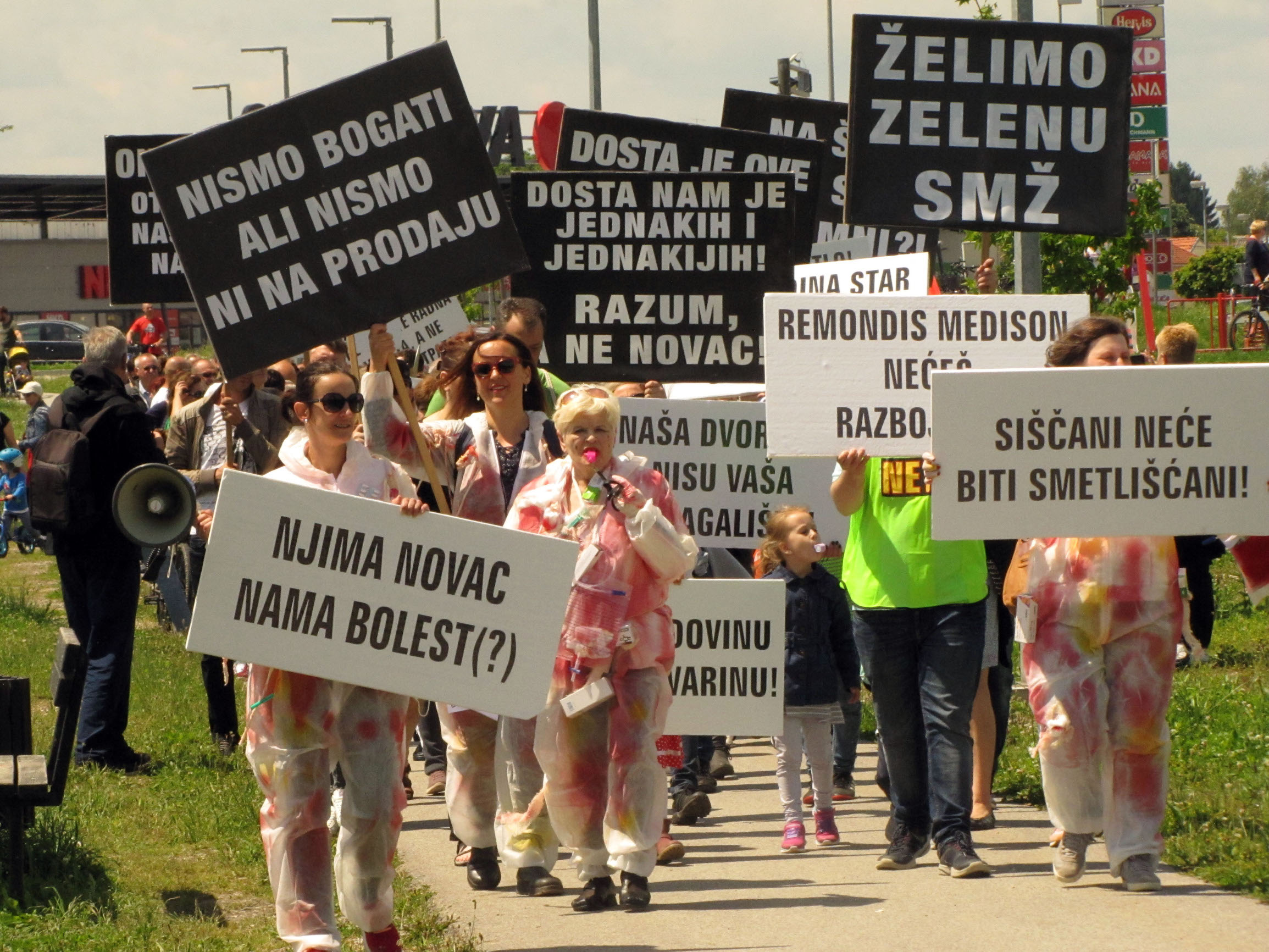 Sisak prosvjed zbog opasnog otpada2 010619