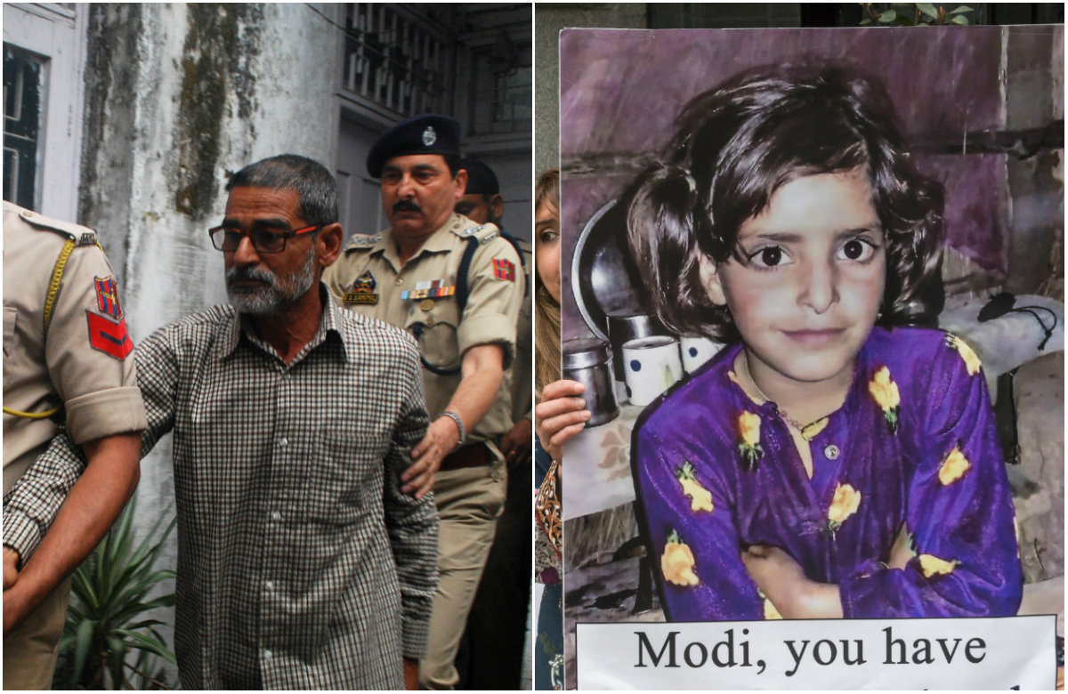 Sanji Ram, jedan od optuženih za silovanje i ubojstvo osmogodišnje djevojčice (lijevo).
Asifa Bano, djevojčica koju su silovali i ubili u Kašmiru.