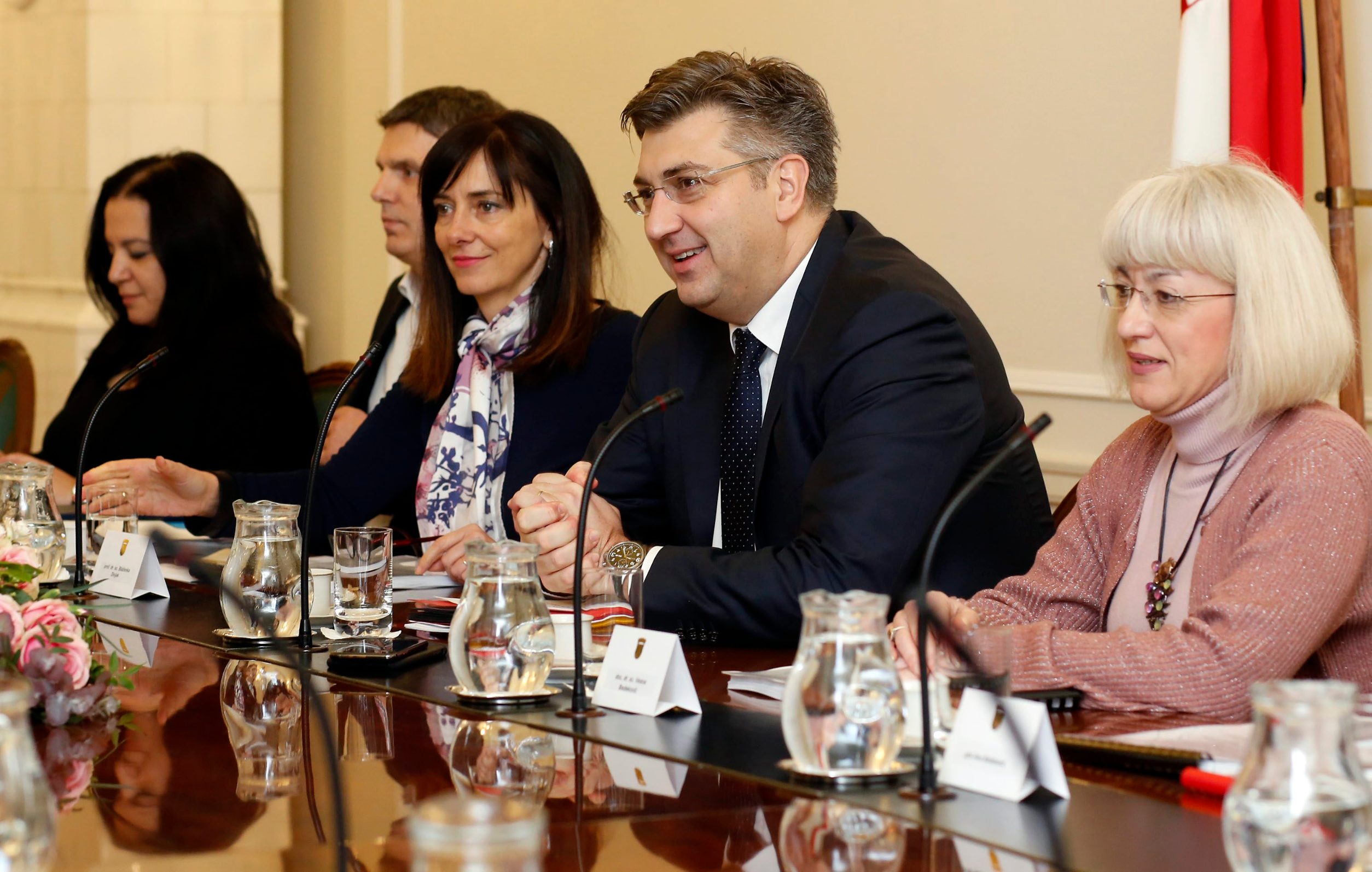 Blaženka Divjak i Andrej Plenković