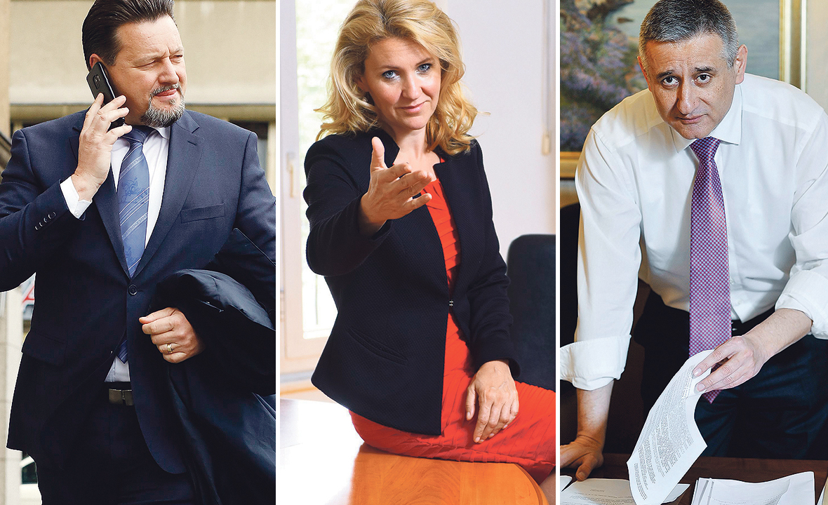 Lovro Kuščević, Nataša Novaković i Tomislav Karamarko