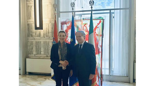 Marija Pejčinović Burić i Enzo Moavero Milanesi